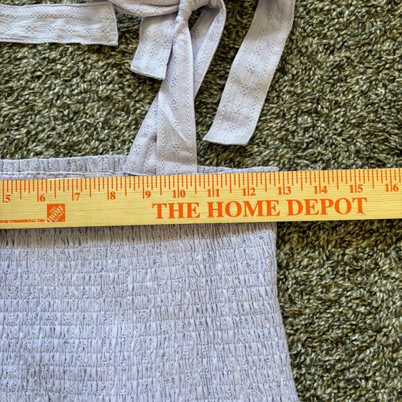 Lost + Wander Revolve Angel in Disguise Maxi Dress S Purple Lavender Smocked NWT - Picture 4 of 10